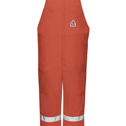 Bulwark® Men's Midweight Excel FR® ComforTouch® Deluxe Insulated Bib Overall with Reflective Trim / BLCSOR