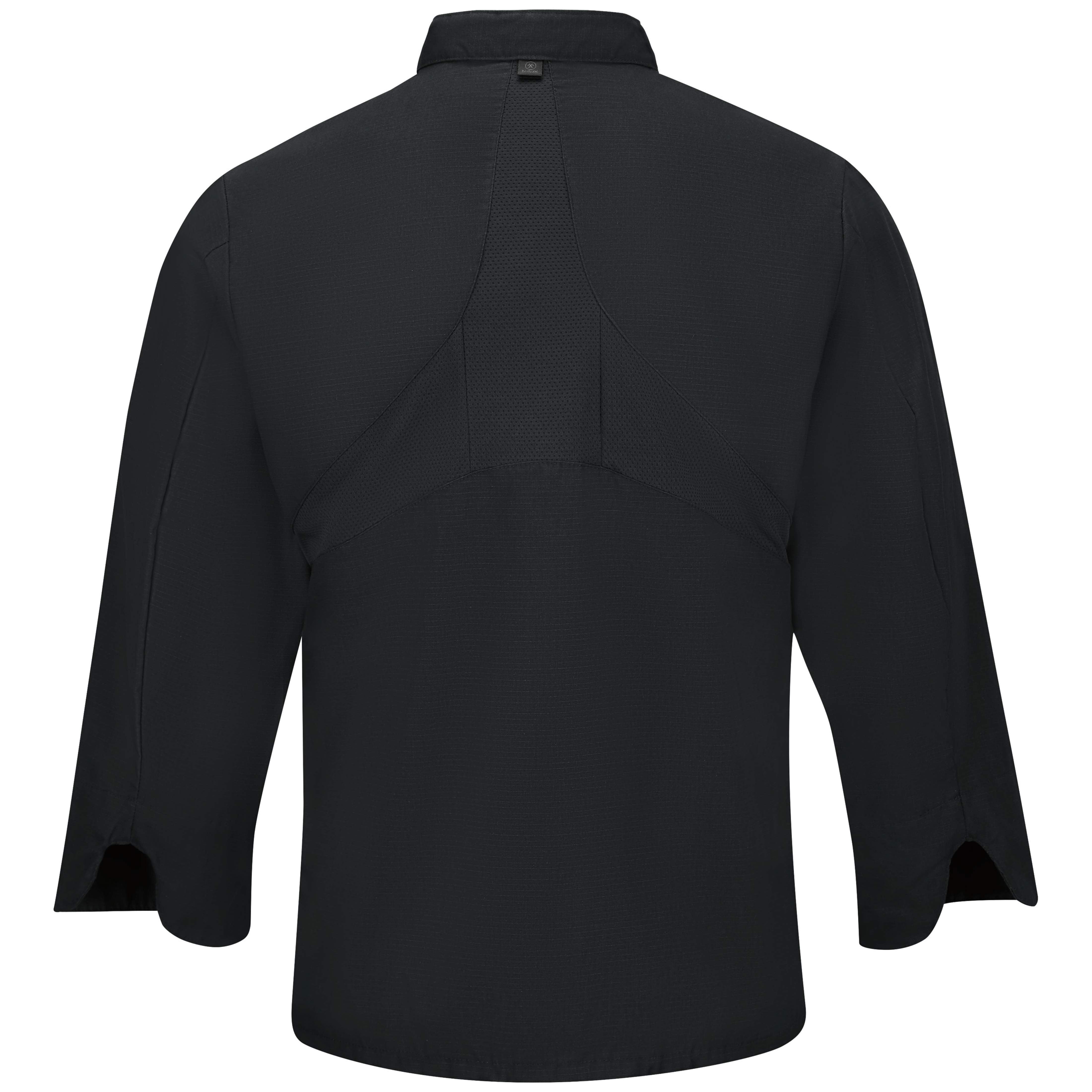 Red Kap® Men's Chef Coat with OilBlok + MIMIX® / 042XBK
