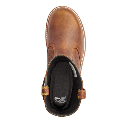 Terra® Men's Terra Patton Wellington Waterproof Aluminum Toe Pull-On Safety Work Boot / 4TCBBN