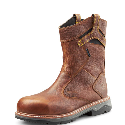 Terra® Men's Terra Patton Wellington Waterproof Aluminum Toe Pull-On Safety Work Boot / 4TCBBN