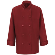 Red Kap® Women's Chef Coat with OilBlok + MIMIX® / 041XFR