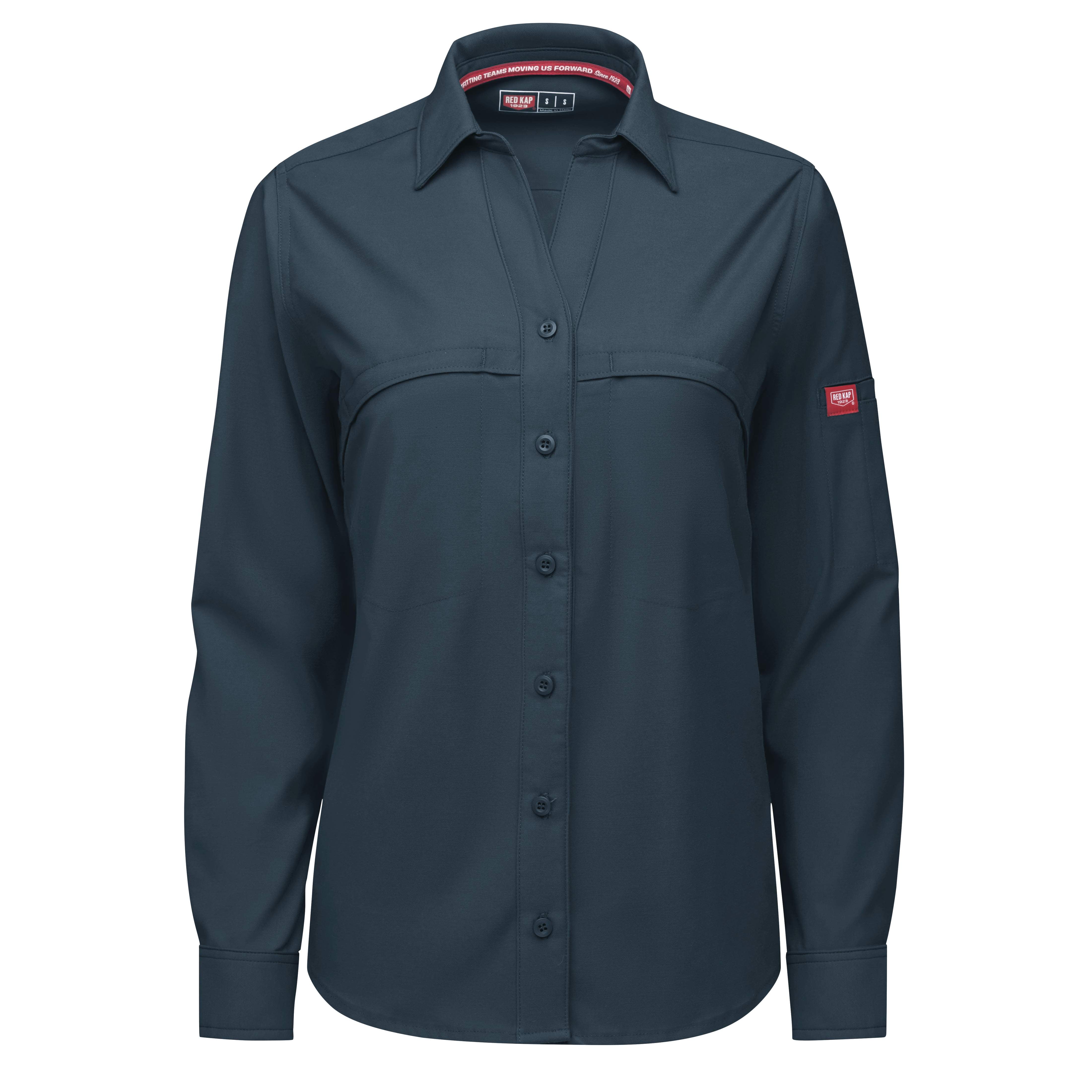 Red Kap® Women's Cooling Long Sleeve Work Shirt / TSW3AC