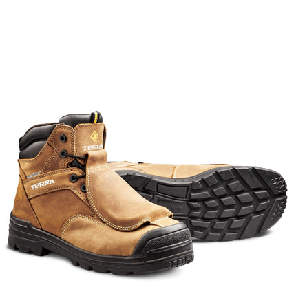 Terra® Men's Terra Barricade 6" Composite Toe Safety Work Boot with External Met Guard / 3057BN