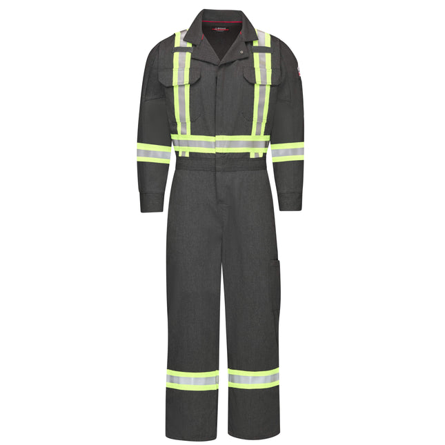 Bulwark® iQ Series® Men's Mobility Coverall with Reflective Trim / QC6XDG