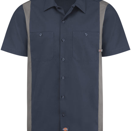 Dickies® Men's Industrial Color Block Short-Sleeve Shirt / 24DNSM