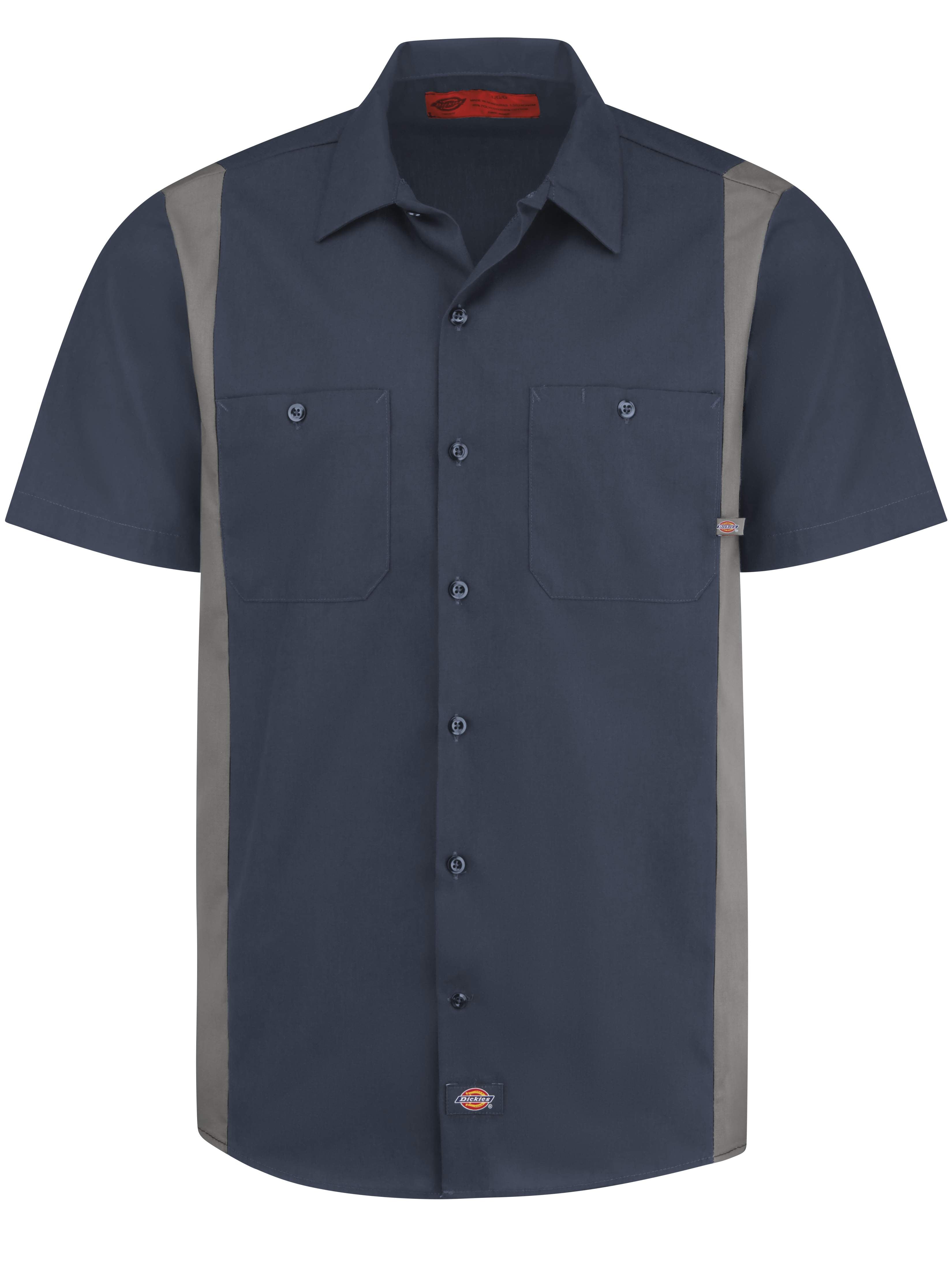 Dickies® Men's Industrial Color Block Short-Sleeve Shirt / 24DNSM