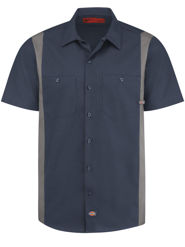 Dickies® Men's Industrial Color Block Short-Sleeve Shirt / 24DNSM