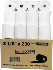3 1/8" x 230' Thermal Receipt Paper 50 Rolls
