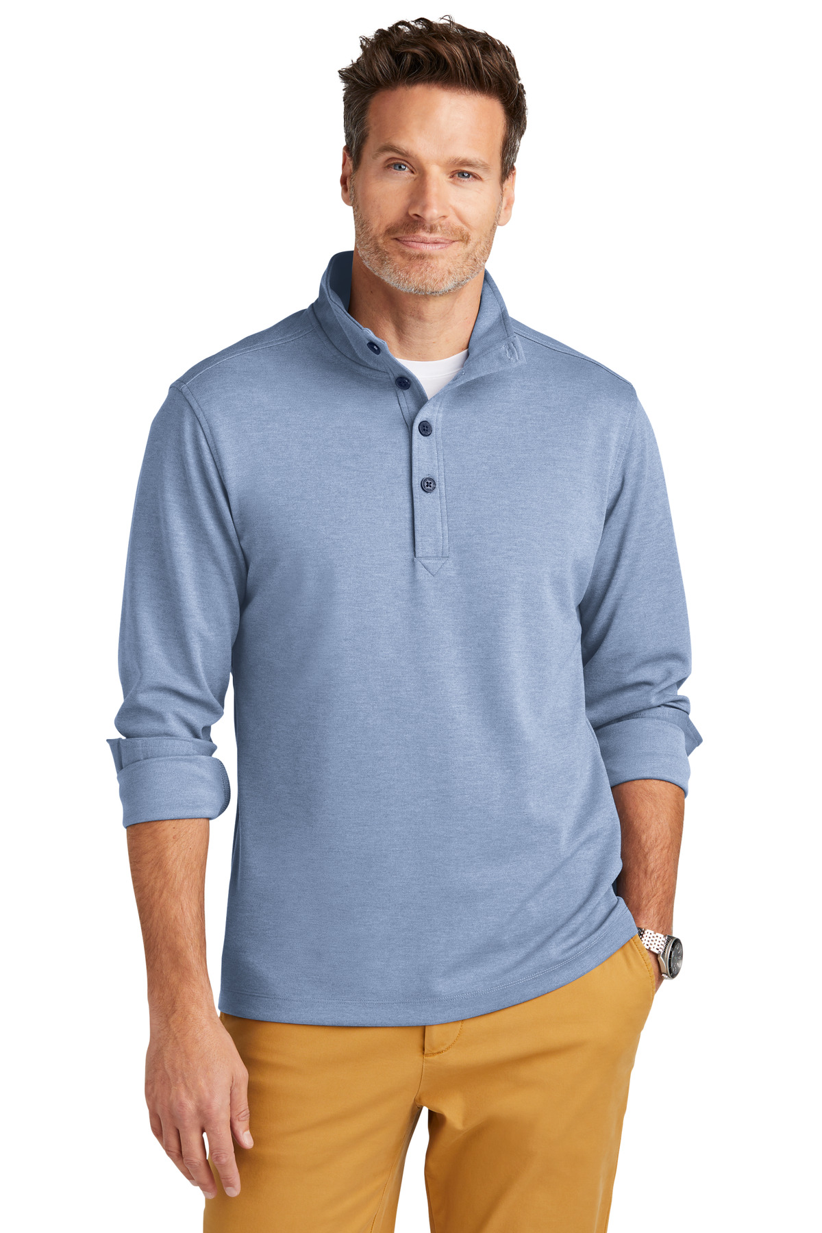 Brooks Brothers ®  Mid-Layer Stretch 1/2-Button BB18202