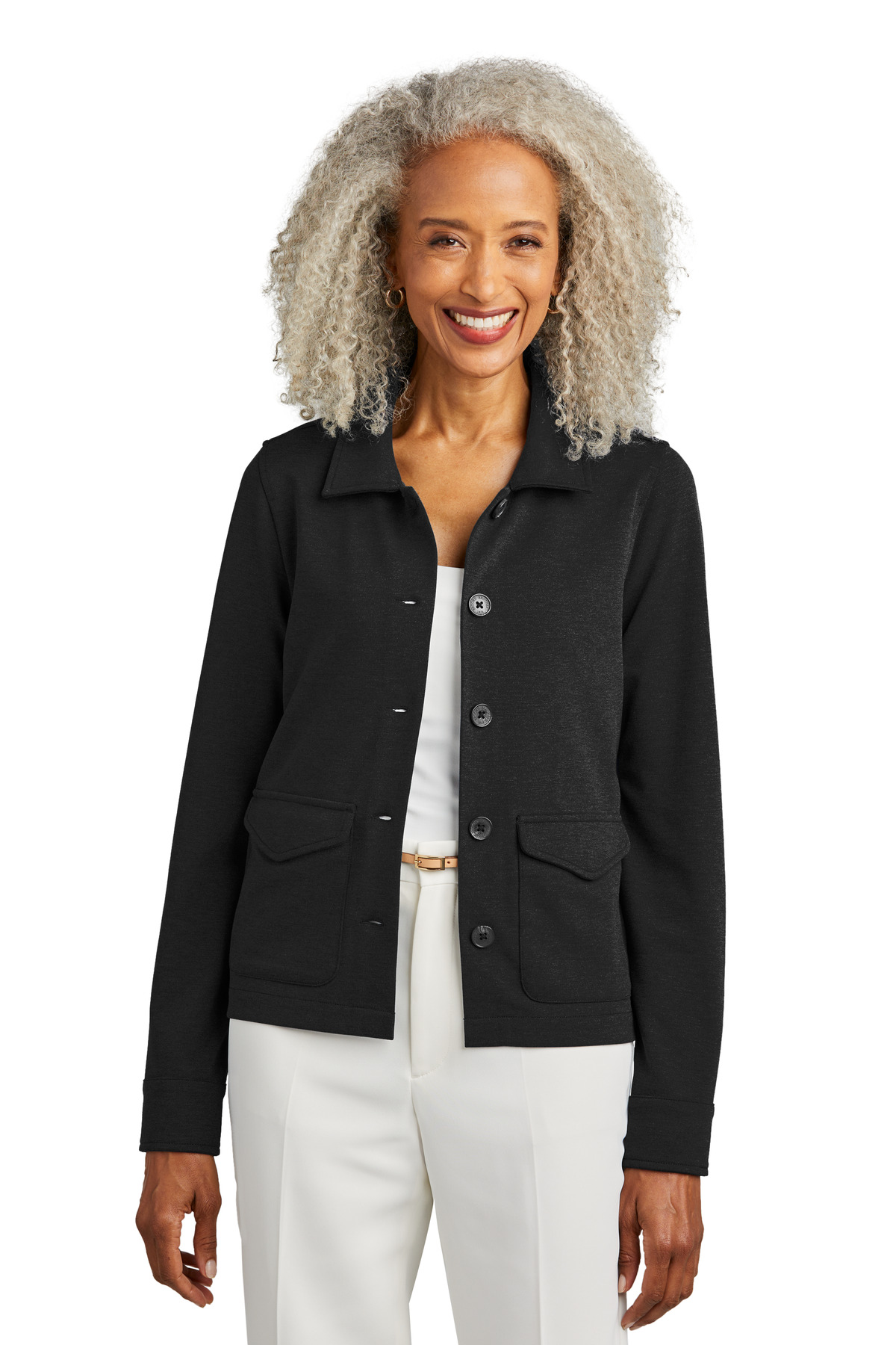 Brooks Brothers ®  Women’s Mid-Layer Stretch Button Jacket BB18205