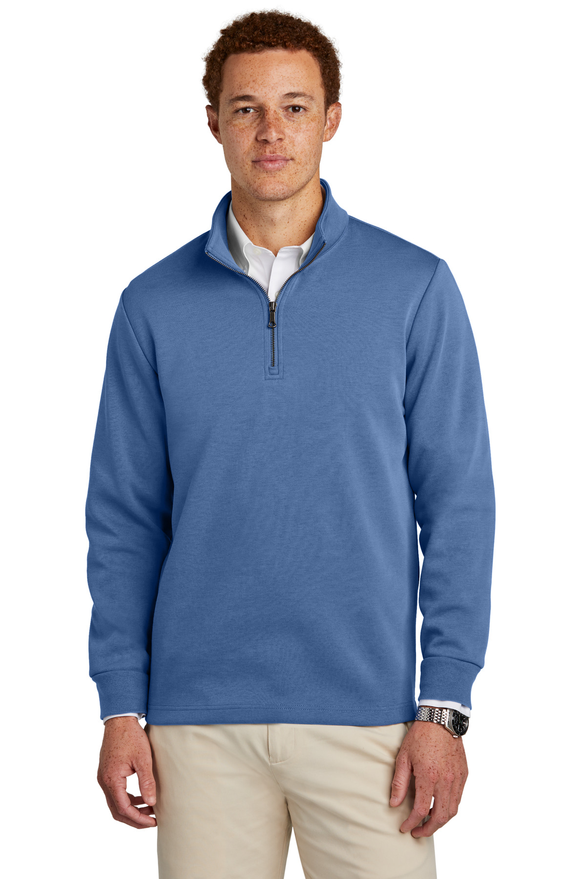 Brooks Brothers ®  Double-Knit 1/4-Zip BB18206